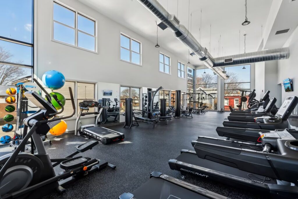 On-Site Gym Long Branch Rental The Willow Luxury Lease Near the Beach in Long Branch New Jersey Pier Village, long Branch, New Jersey 2