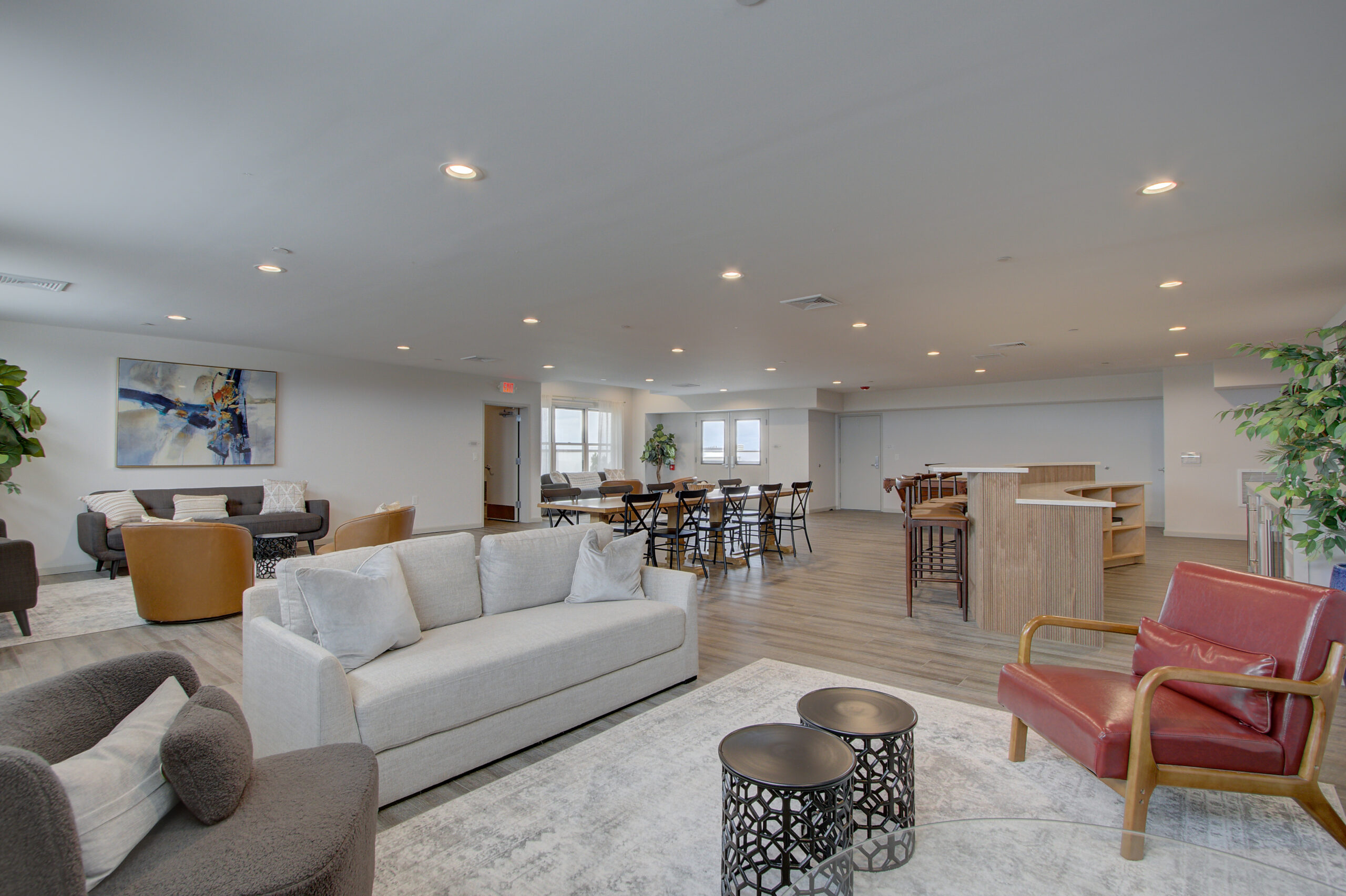 On-Site Amentities Long Branch Rental The Willow Luxury Lease Near the Beach in Long Branch New Jersey Pier Village, long Branch, New Jersey Seating Area